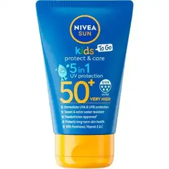 Сонцезахисний лосьйон Nivea Захист та догляд SPF 50+ дитячий 50 мл