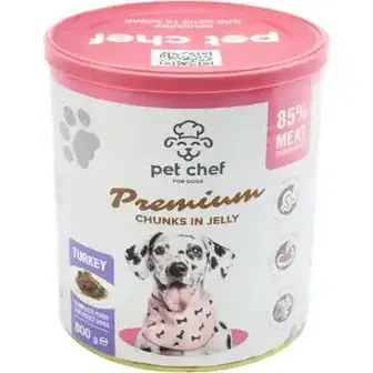 Корм для собак Pet Chef з індичкою вологий 800 г