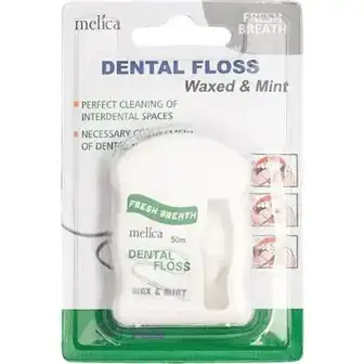 Зубна нитка Melica Wax&Mint 50 м