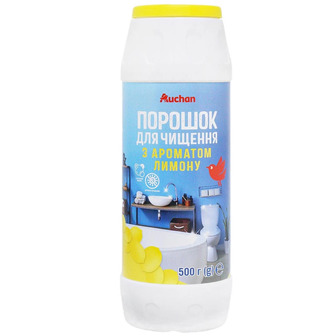 Засіб чистячий Auchan лимон 500г