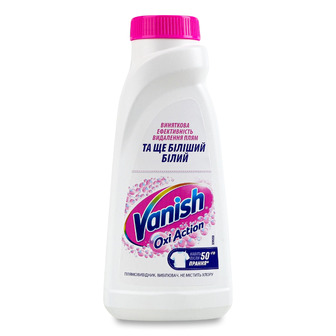 Засіб для видалення плям Vanish Oxi Action Кришталева білизна 500 мл (4820232971048)