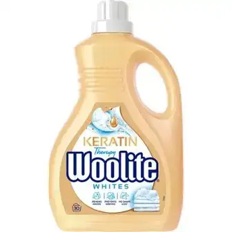 Засіб для прання рідкий Woolite для світлих та білих тканин з кератином 1,8 л