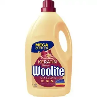 Засіб для прання рідкий Woolite для кольорових тканин з кератином 4,5 л