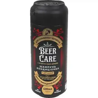 Шампунь-кондиціонер Beer Care 2 в 1 з аргініном проти випадіння волосся 400 мл
