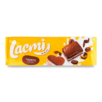 Шоколад молочний Roshen Lacmi Tiramisu (270г)