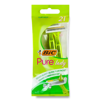 Станок для гоління Bic Pure-3 Lady блістер 2 шт.