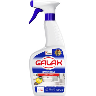 Засіб Galax das PowerClean для миття ванної кімнати та сантехніки Антиналіт 500 г (4262396145833)
