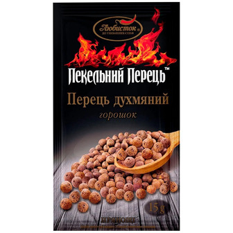 Перець духмяний Любисток горошок 15 г (4820076010583)