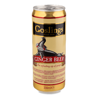 Напій Gosling's Ginger Beer безалкогольний газований з/б 0,33л (0,33л)