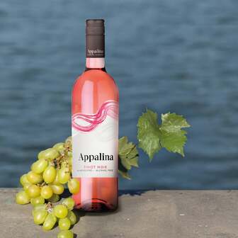 Вино безалкогольне 0,75 л APPALINA Pinot Noir напівсолодке рожеве ск/пл Німеччина 