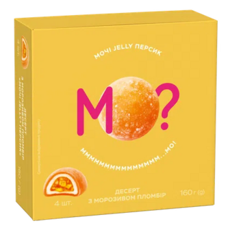 Морозиво Мо? Мочі Jelly пломбір зі смаком персика, 160г (160г)