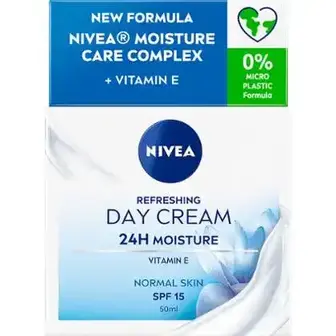Крем Nivea Інтенсивне зволоження 24 години SPF 15  для нормальної шкіри 50 мл