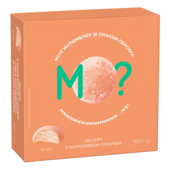 Морозиво Мо? Мочі пломбір маршмелоу зі смаком персика (160г)