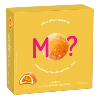 Морозиво Мо? Мочі Jelly пломбір зі смаком персика (160г)