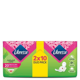 Прокладки гігієнічні Libresse Natural Care Normal 20 шт (7322540137613)