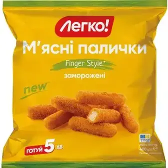 М'ясні палички Легко! Finger Style 400 г