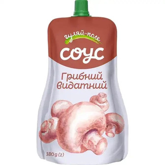 Соус Гуляй-поле Грибний видатний 180г