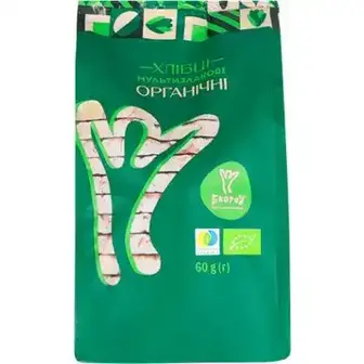 Хлібці мультизлакові Екород хрусткі органічні 60 г