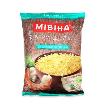 Вермішель Мівіна зі смаком креветки не гостра (59,2г)
