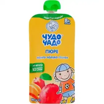 Пюре Чудо-Чадо Манго-яблуко-банан 180 г