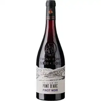 Вино Cellier du Pont d'Arc Pinot Noir червоне сухе 13.5% 0.75 л