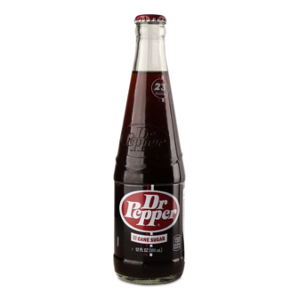 Напій Dr.Pepper з тростинним цукром безалкогольний, скло (0,355л)