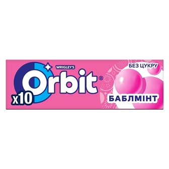 Жувальна гумка 14г Wrigley's Орбіт Білосніжний Bubblemint 