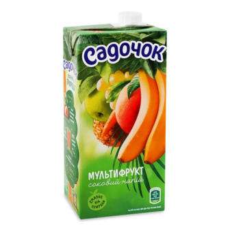 Напій соковий Садочок мультифрукт з м'якоттю (0,95л)