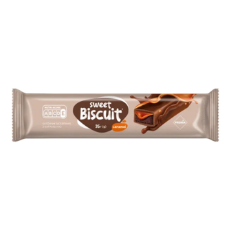 Батончик PREMIA Sweet Biscuit бісквітний з карамеллю (35г)