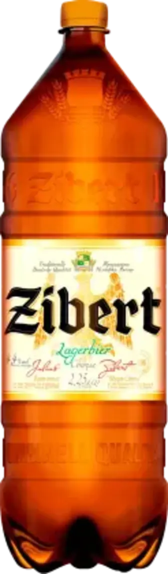 Пиво Zibert Lagerbier світле фільтроване 4.4% 2.25 л