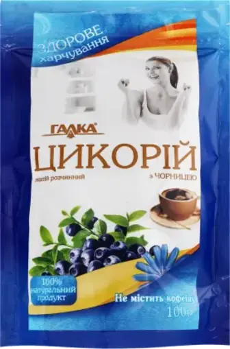 Напій розчинний Галка Цикорій з чорницею 100 г