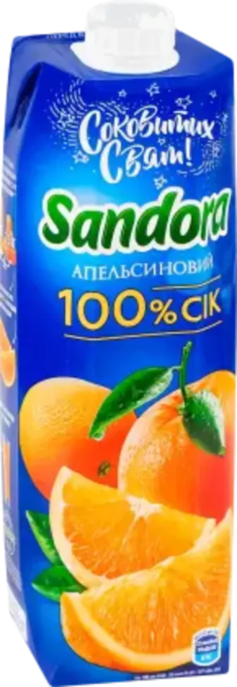 Сік Sandora апельсиновий 950 мл