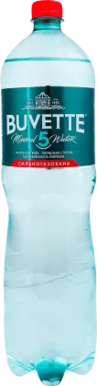 Вода Buvette №5 сильногазована 1.7 л