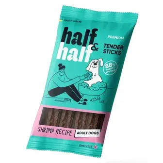 Half&Half Meaty Stick Adult ласощі для собак 100 г - креветка