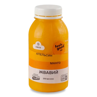 Смузі Feels good з апельсиновим соком та манго (250мл)