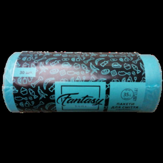 Пакети для сміття Fantasy 35 л, 30 шт