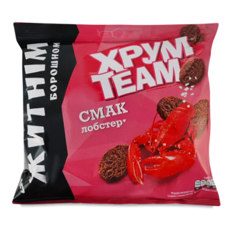 Сухарики ХрумTeam зі смаком лобстера (90г)