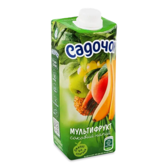 Напій соковий Садочок мультифрукт з м'якоттю (0,5л)