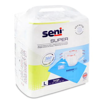 Підгузки для дорослих Seni Super Large (10шт)