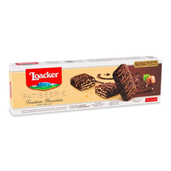 Вафлі Loacker Patisserie Dark Hazelnut (100г)