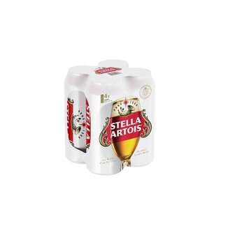 Пиво 4х0,5л Stella Artois НАБІР ж/б 