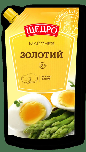 Майонез Щедро Золотий 50% 300г