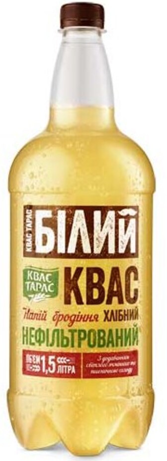 Квас Тарас Білий 1,5л ПЕТ
