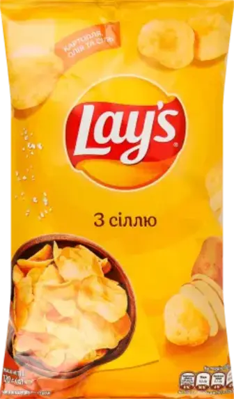 Чипси Lay's картопляні з сіллю 120 г