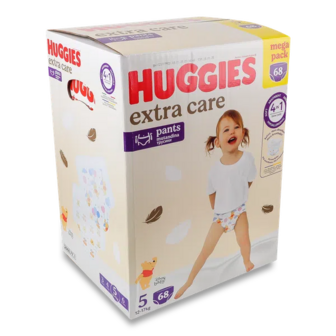Підгузники-трусики Huggies Extra Care 5 12-17кг (68шт)
