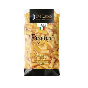 Мак.вир. 0,5кг De Luxe Foods&Goods Selected Рігатоні м/уп 