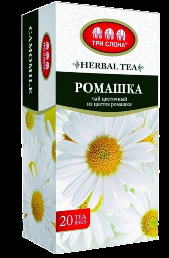 Чай Три Слона Ромашка 20 ф/п