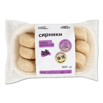 Сирники Лавка традицій Старий Порицьк гречані без глютену 500г (500г)