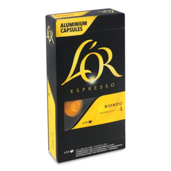 Кава мелена L'OR Espresso Biondo в капсулах 10шт