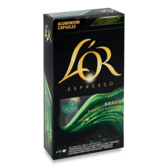 Кава мелена L'OR Espresso Brazil в капсулах 10шт (52г)